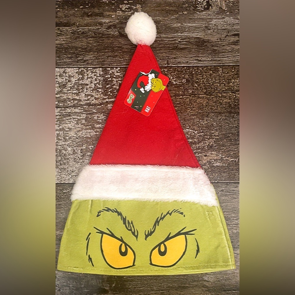 The Grinch Dr.Seuss Santa Hat Grinch Christmas Hat NEW